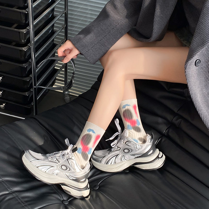 타이다이 폴카 도트 양말